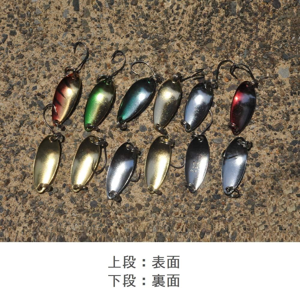 Amazon ルアー メタル スプーン スプーンルアー 約3g 釣れる定番カラー6種 18個セット 6色 3 Powiitem ルアー