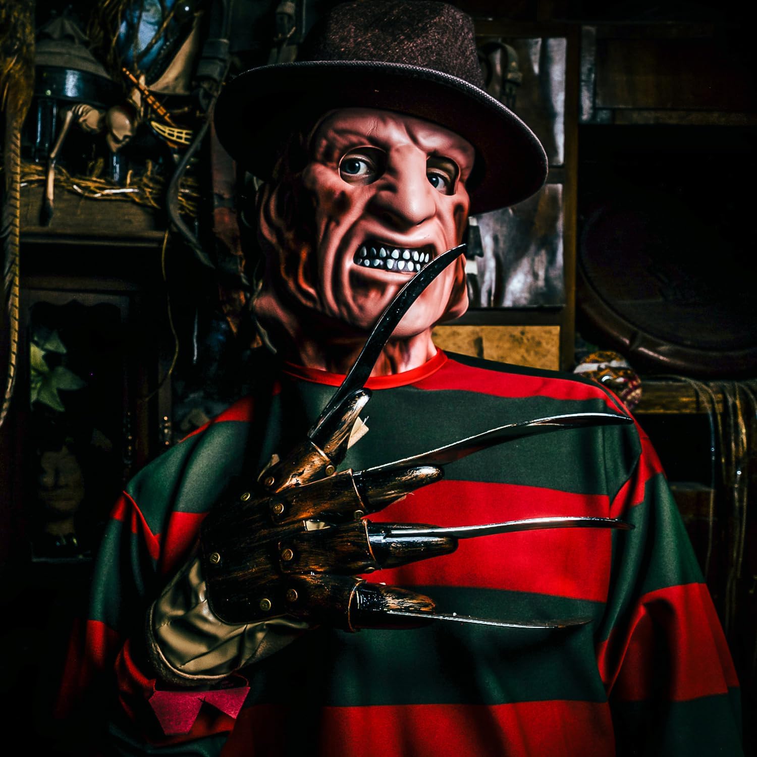 Rubie's Costume Men's Nightmare On Elm St Deluxe Adult Freddy Sweater - Image 5