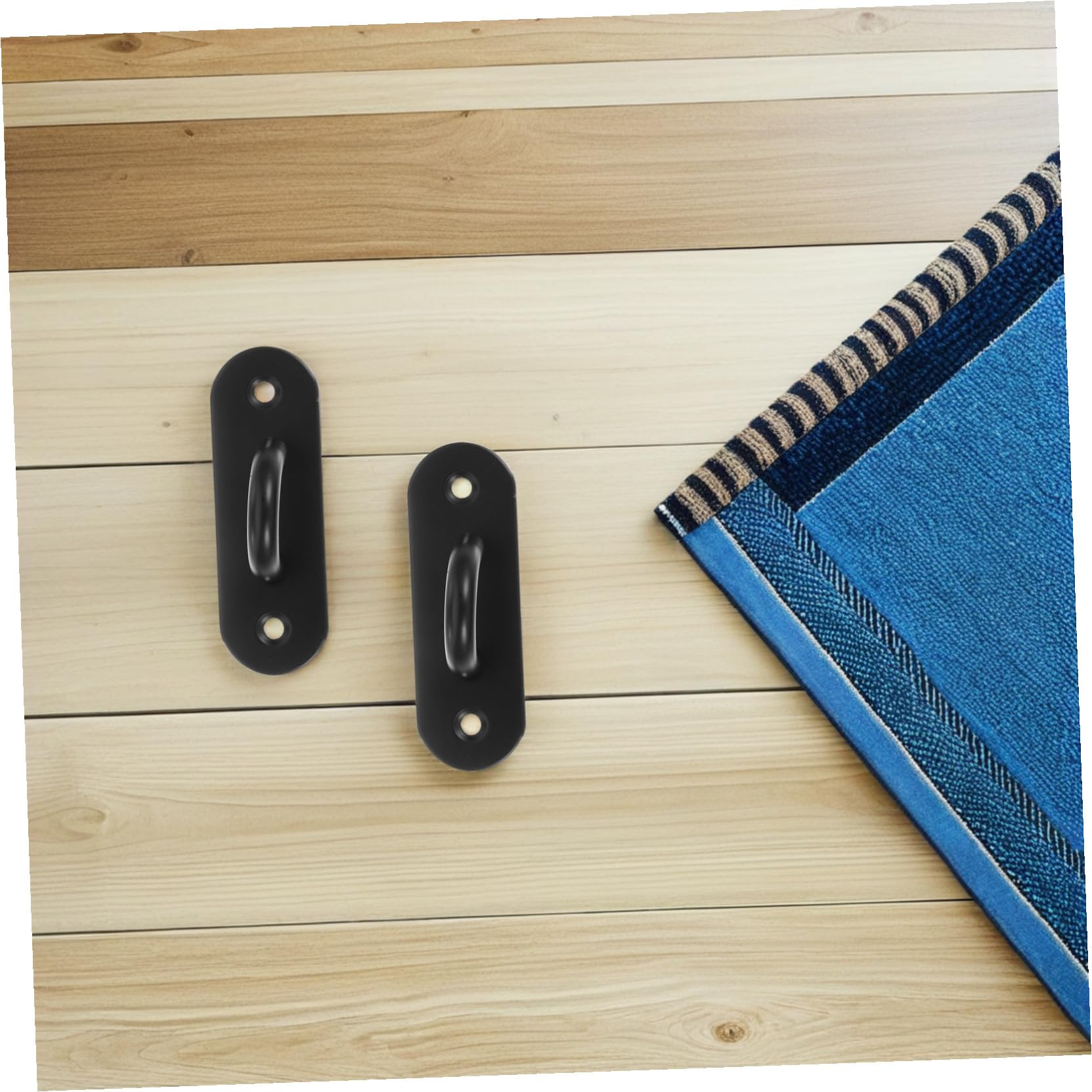 6 Piezas Anclajes Pared Acero Inoxidable para Bandas de Resistencia Montaje Seguro y Duradero para Entrenamiento Fitness y Yoga Casa
