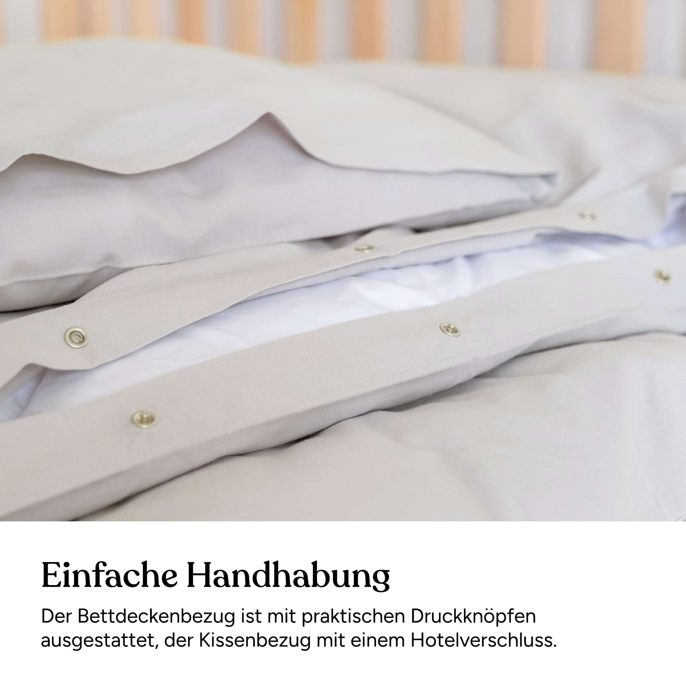 Ehrenkind® Bettwäsche-Set Musselin | 100% Bio-Baumwolle | Standard 100 by Oeko-TEX | 100x135cm + 40x60cm Jade | Bettwäsche 135x100