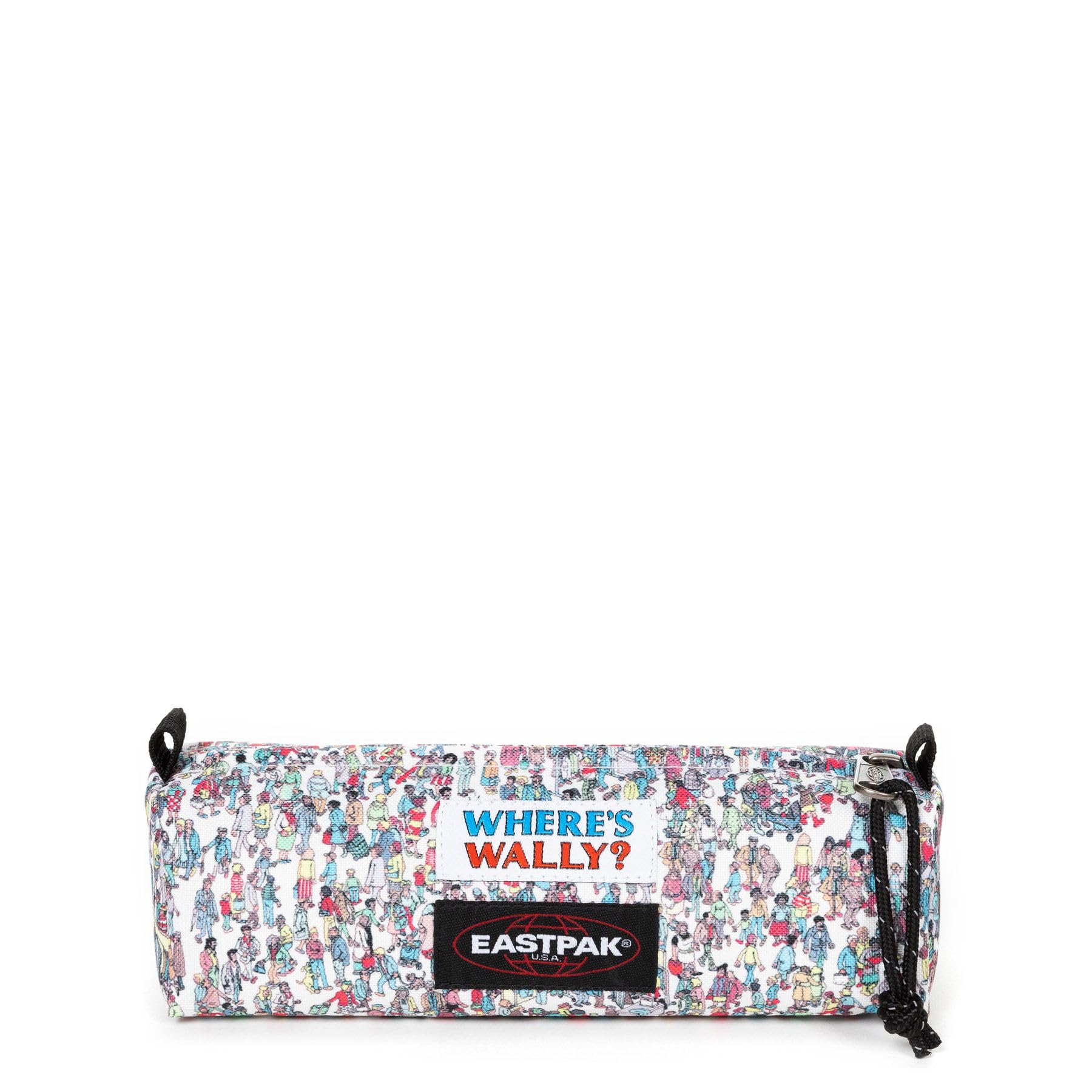 EASTPAK Estuche Where is Wally X Modelo Benchmark Color Wally Pattern White, Modelo Wally Blanco
