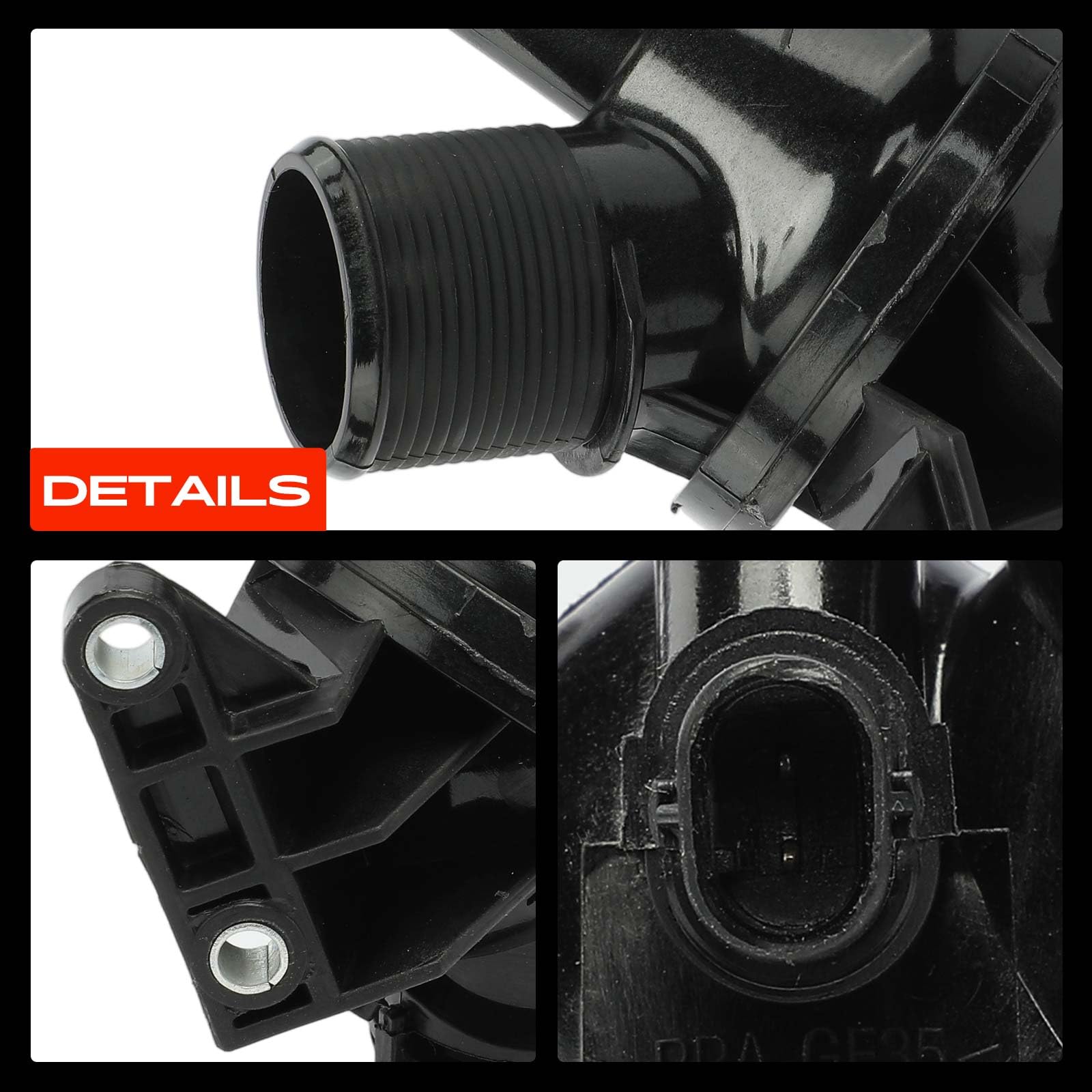 Frankberg Termostato Liquido di raffreddamento Regolatore del liquido di | Compatibile con: Z4 R.o.a.d.s.t.e.r E89, Serie 5 F10, X1 E84, 4 Cabriolet F33 F83, X5 F15 F85, 4 Gran Coupé F36