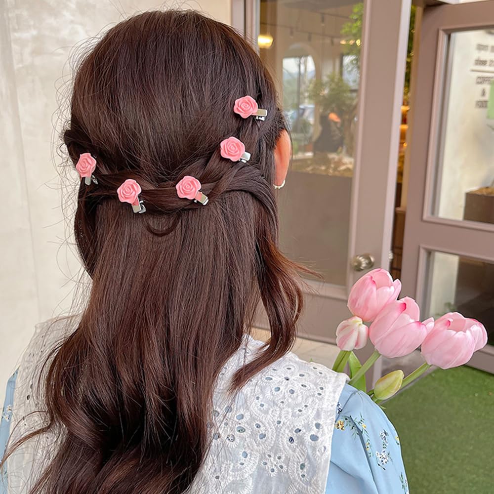 Amazon.com : 20pcs Small Hair Clips,Cute Hairpins Pink Hairclips