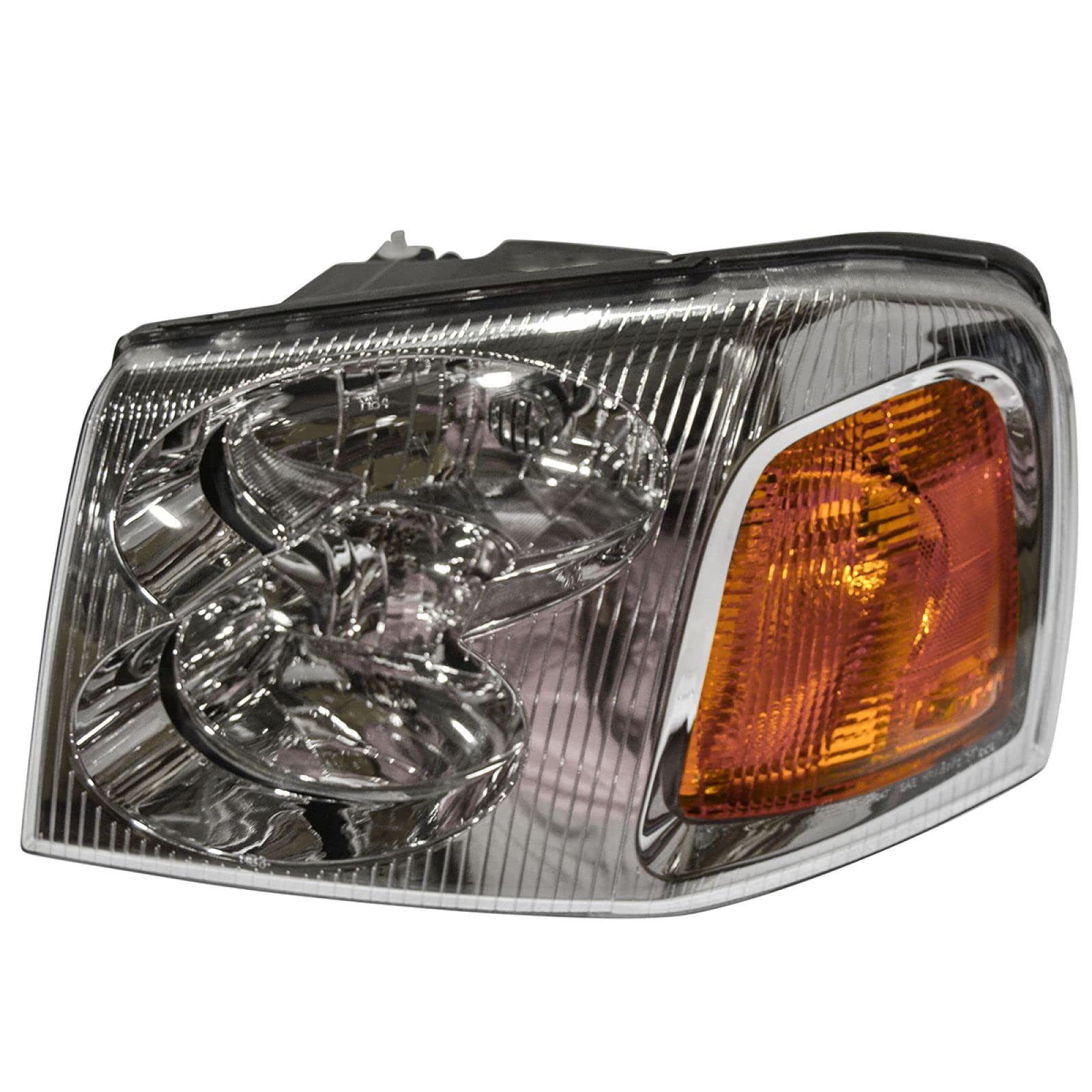 TRQ Driver Side Headlight Assembly Compatible with 2002-2009 GMC Envoy 2002-2006, XL 2004-2005 Envoy XUV GM2502220
