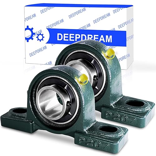 Miniatura 114 de 4 unidades UCP205-16 Cojinetes de bloque de almohada de 1 pulgada de eje de hierro fundido p205 rodamientos con 1 pulgada de diámetro montado bloque