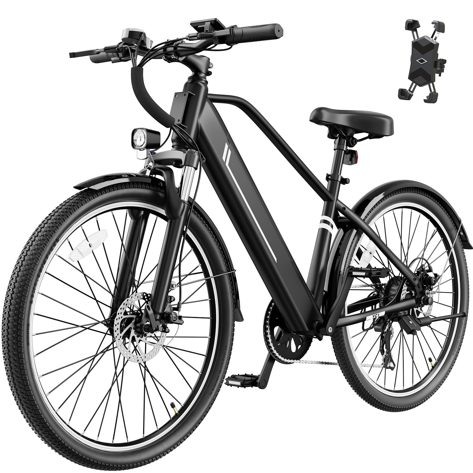 Electric Bikes for Adults,1000W Electric Bike, 26" Ebikes for Adults with 375Wh Removable Battery, 25MPH&40Miles Commuter Ebike for Men/Women, UL Certified