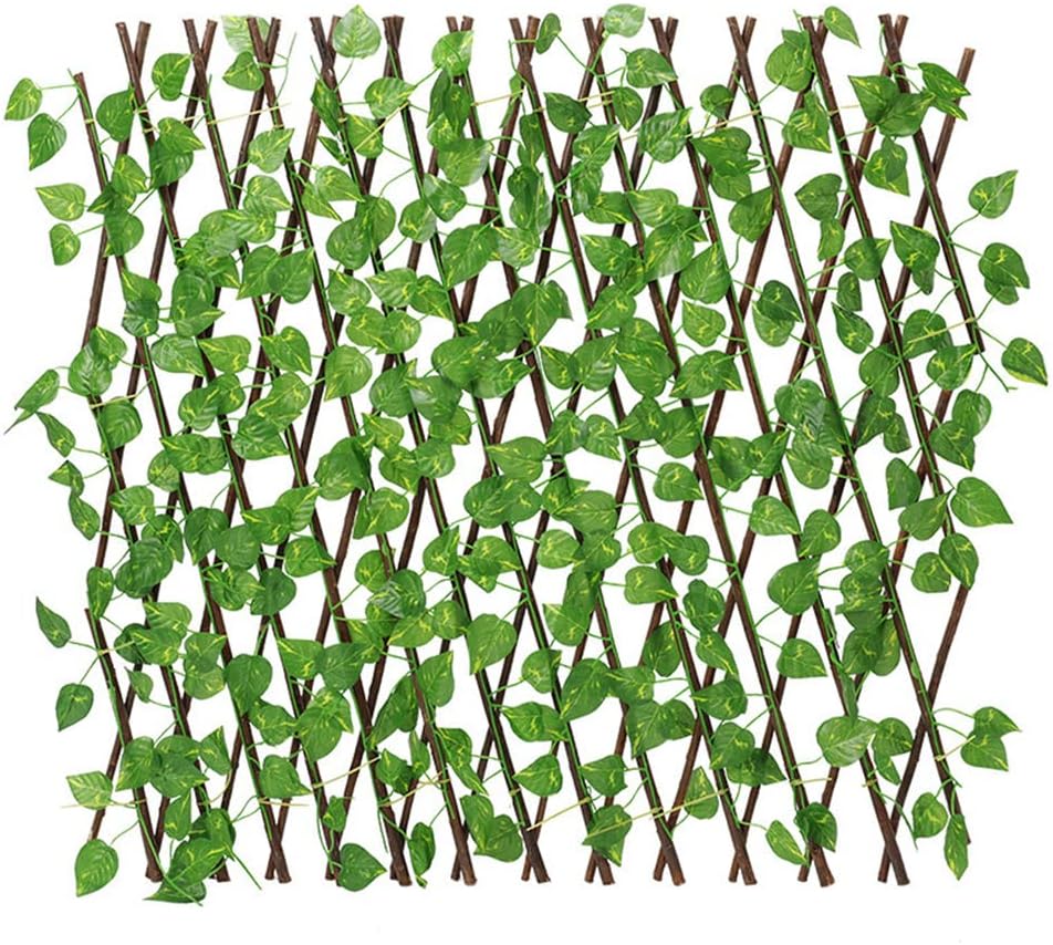 REOVE Artificial Leaf Screening, Adjustable Retractable Fence