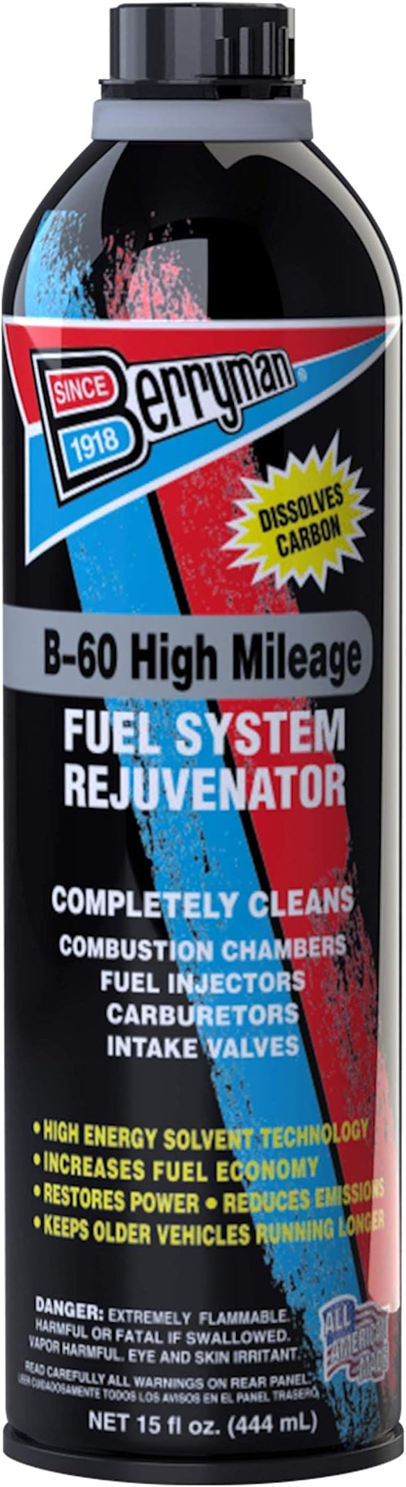 Berryman Products 7516 High Mileage Fuel System Rejuvenator, Pour Can 15 fl.oz