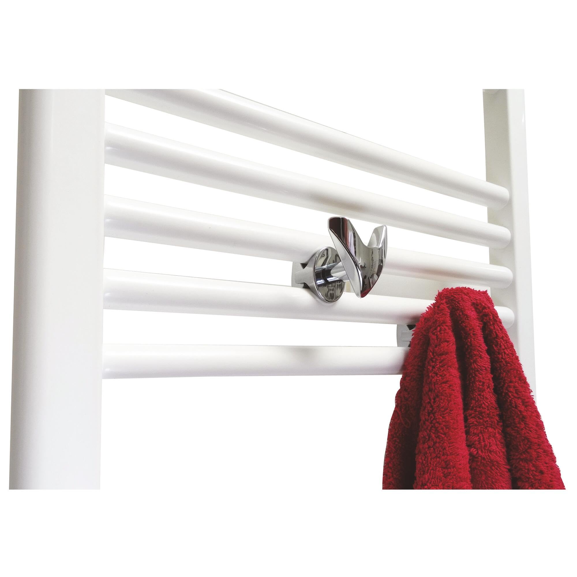 Fixation Seche Serviette SOMATHERM FOR YOU, Patères V Blanches Pour Sèche- serviette à Visser - Lot De 2 - Fixation Facile Sur Tubes Plats - Idéal Pour Une Déco Pratique Et élégante Dans Fixation Seche Serviette SOMATHERM FOR YOU, Patères V Blanches Pour Sèche- serviette à Visser - Lot De 2 - Fixation Facile Sur Tubes Plats - Idéal Pour Une Déco Pratique Et élégante Dans