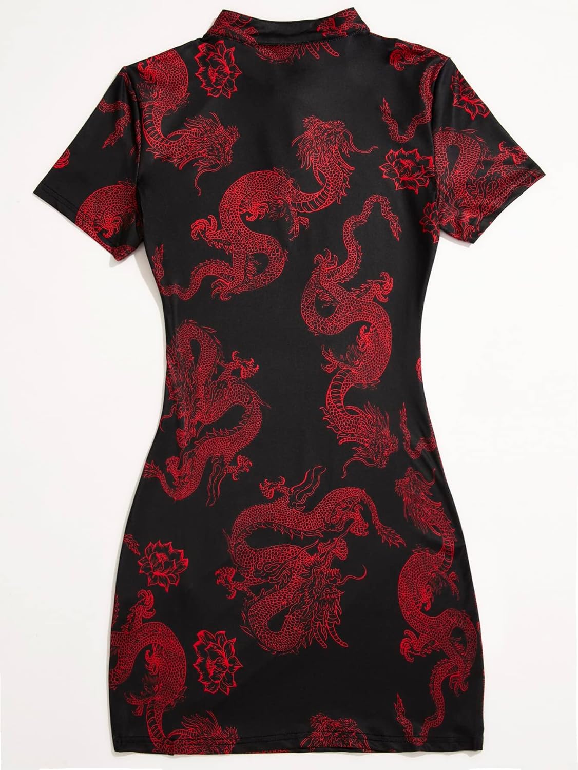 chinese dragon dress shein