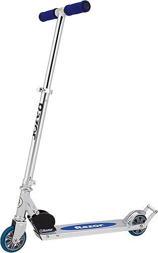 Miniatura 5 de Razor Patinete A2 Kick para niños  Barra de ruedas, plegable, ligera, sistema de reducción de vibración frontal, manillar de altura ajustable y