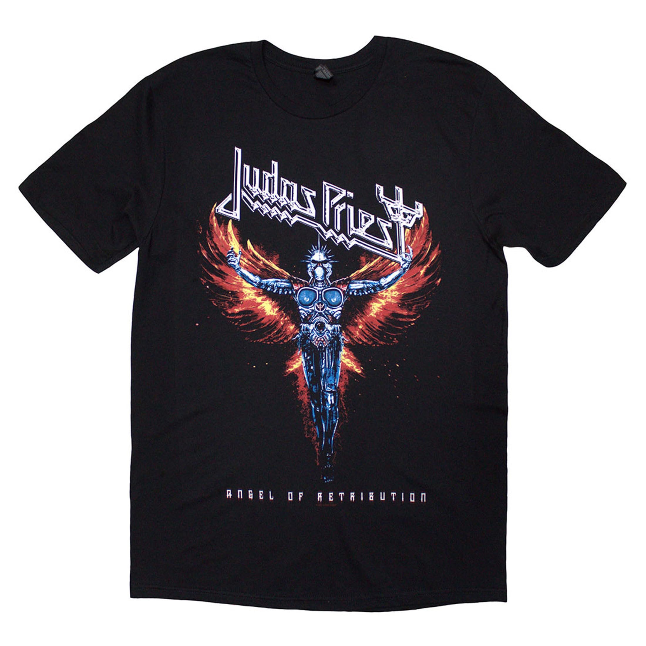 Rock Off officially licensed products Judas Priest Angel of Retribution Tracklist T Shirt XXL Black