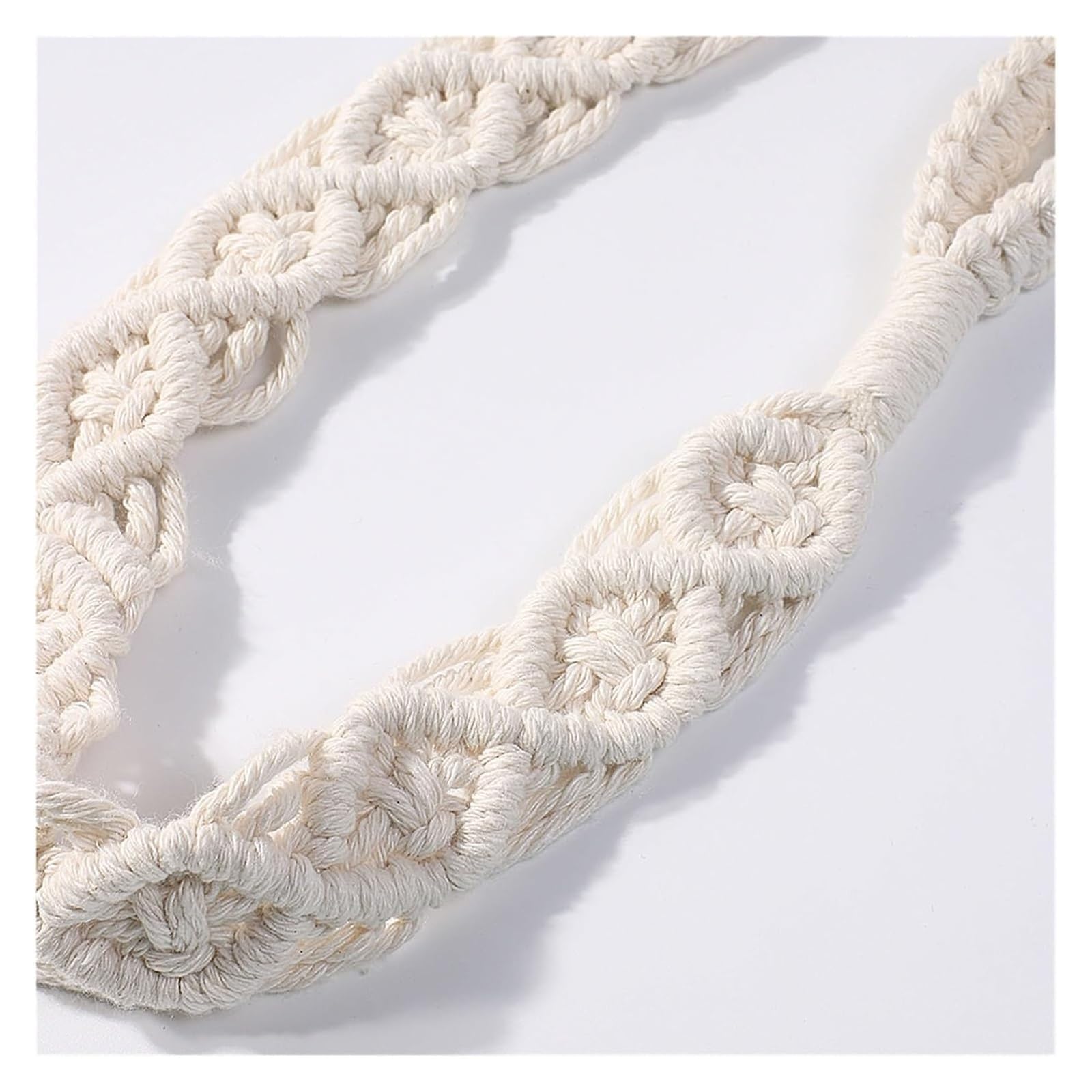 Confezione da 2 fermatende con Nappe, fermatende in Corda Intrecciata, fermatende Decorativi in macramè Fatti a Mano, Decorazioni per la casa, Tende in Stile Rustico, tra,