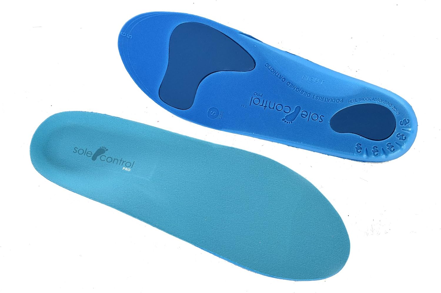2 Pairs Sole Control Pro Orthotic/Orthopaedic Shoe Insoles for foot