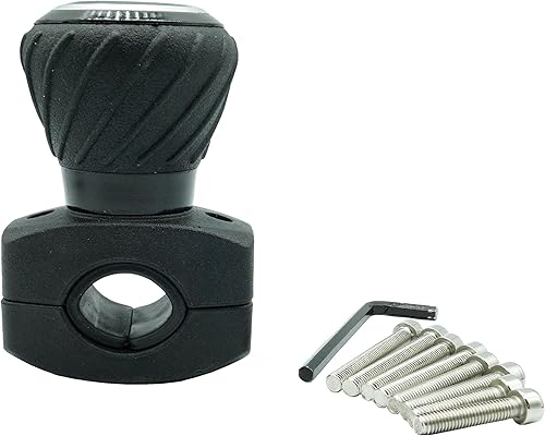 abczok Pomo giratorio universal de lujo para volante TY26583 apto para tractores John Deere, cortacésped, carretillas elevadoras, automóvil, camión,