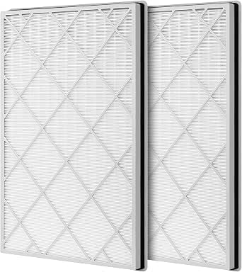 Musslan HE601 - Filtri di ricambio 3 in 1 adatti per purificatori d'aria Shark HE600, HE601, HE602, modelli a 6 ventole, filtro HEPA H13 Premium per purificatore d'aria Shark HE601, confezione da