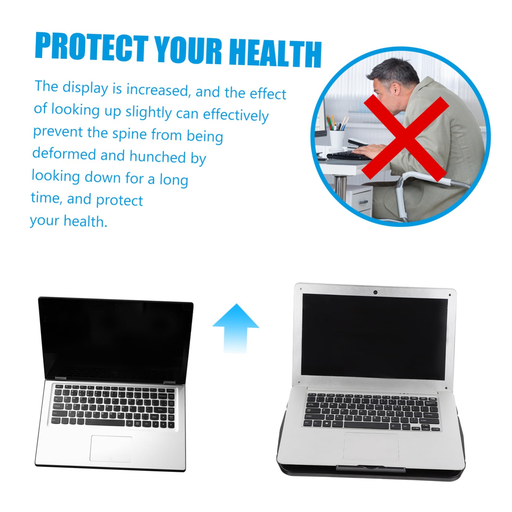 Soporte para Portátiles Enfriador Portátil Práctico Disipador De Base Antideslizante Diseño Dual USB