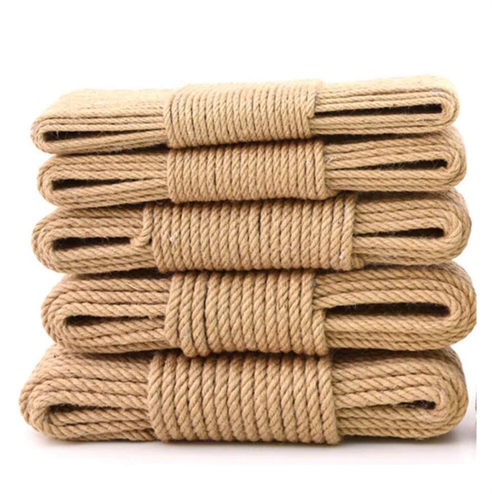 Sznurek jutowy do ogrodu Sznurek jutowy do ogrodu, Sznurek jutowy, sznurek konopny 10 mm X (10-50 m)(10mm X 50m)