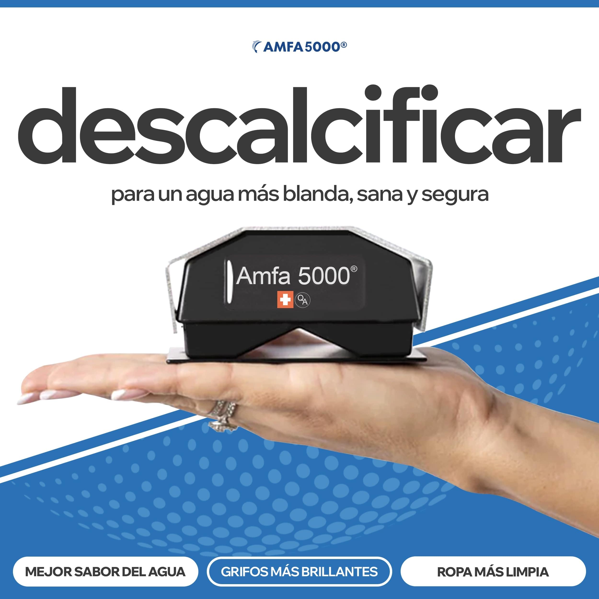 Amfa5000® Descalcificador Magnético sin Sal - Antical Agua Casa | Antical magnético sin sal ni química - protege tuberías, ducha y lavadora - sin mantenimiento
