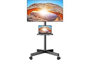 Perlegear Rolling TV Stand: The Ultimate Mobile Viewing Solution