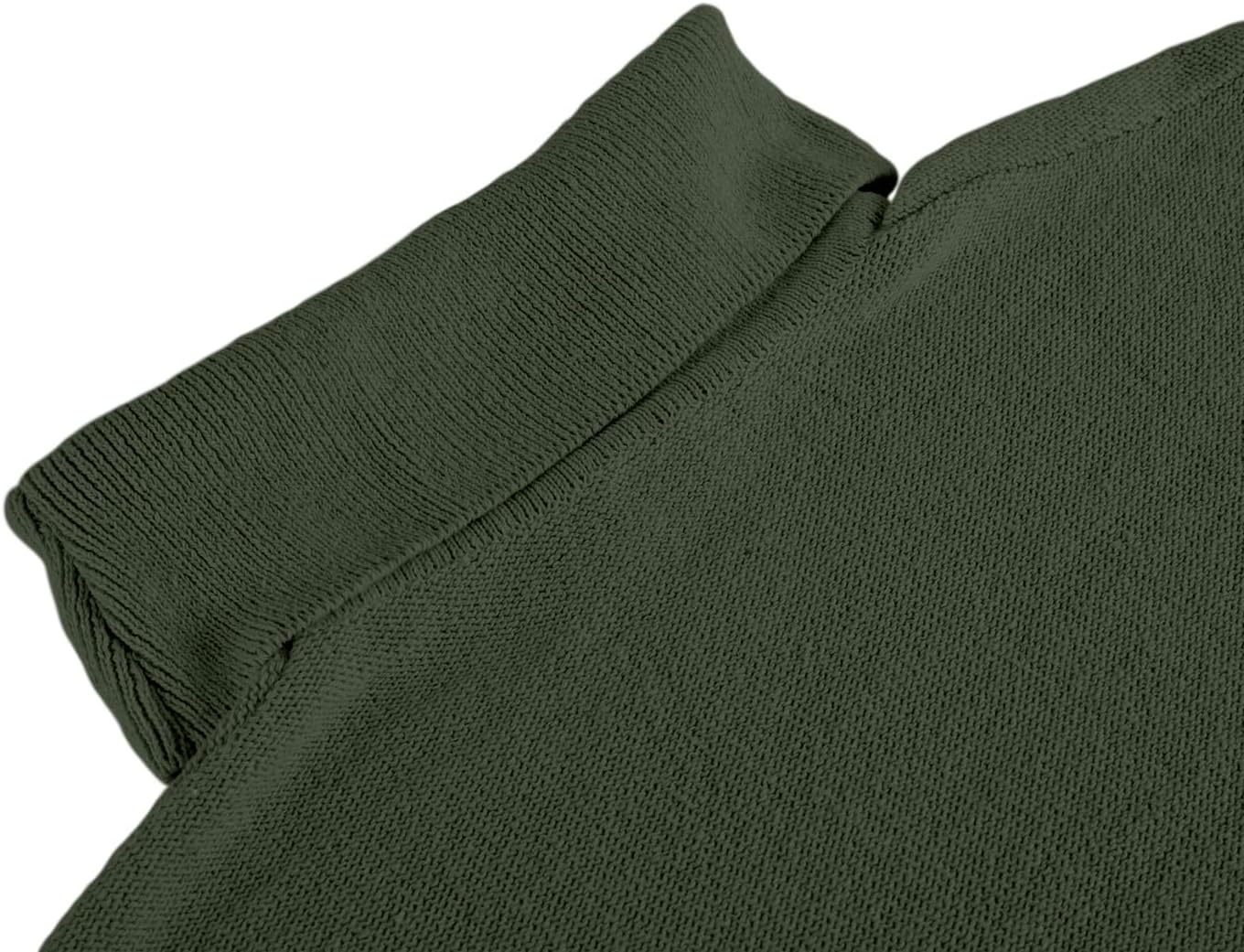 yoeasy Women's Turtleneck Oversized Long Batwing Sleeve Pullover Sweater Spilt Hem Knit Sweater - Image 3