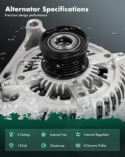 Miniatura 73 de SCITOO Reemplazo del alternador para Toyota para FJ Cruiser 2007-2010, para Toyota para Tacoma 2005-2015, para Toyota para Tundra 2006-2010 4.0L