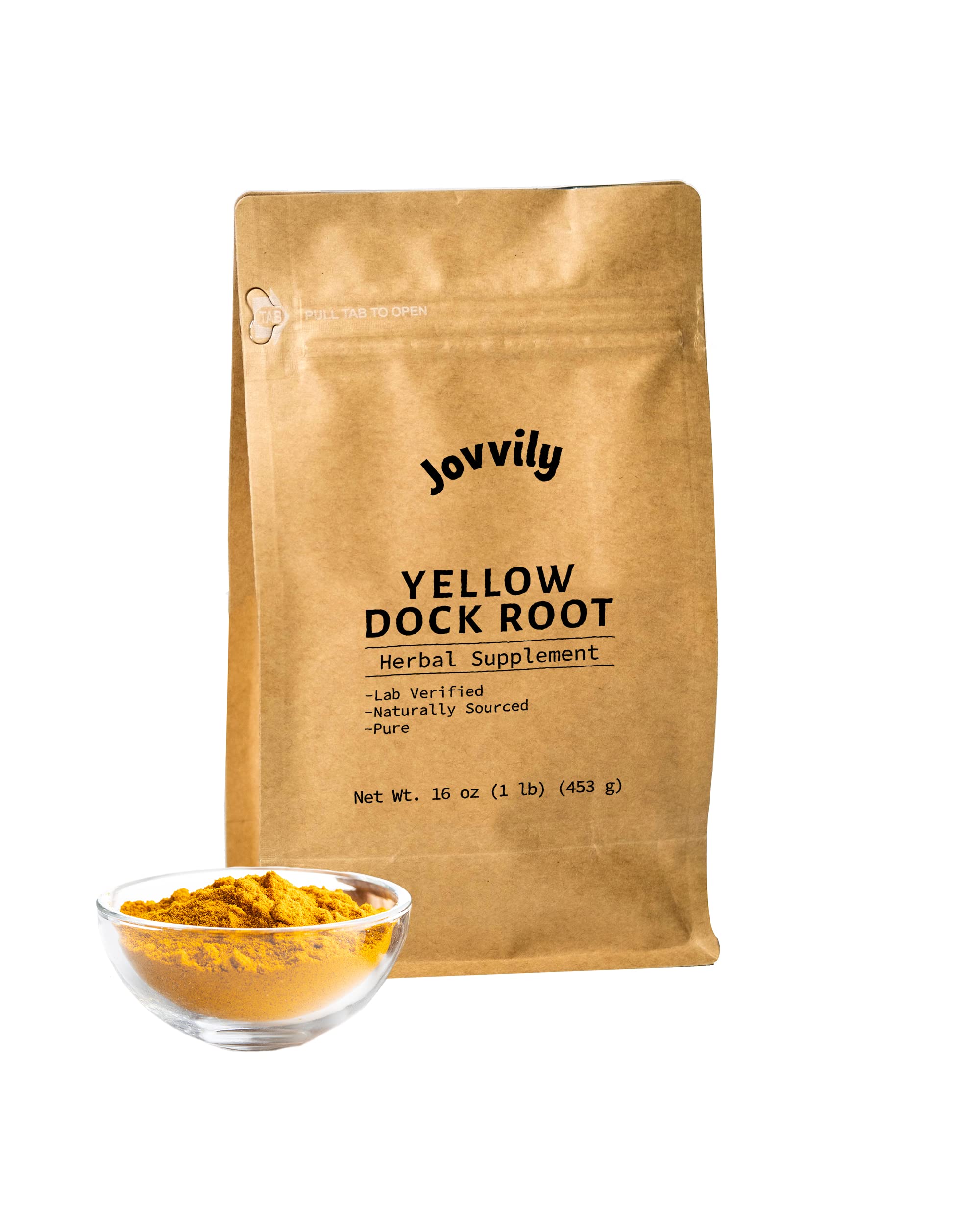Yellow Dock Root - 1lb - Natural Supplement - Gluten-Free - Lab-Verified