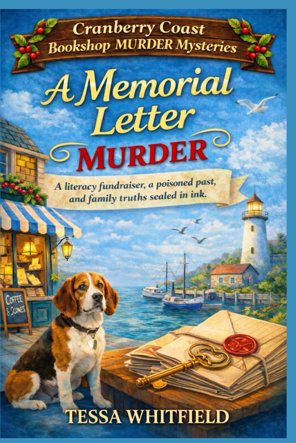 A Memorial Letter Murder: A literacy fundraiser, a poisoned past, and family truths sealed in ink. (Cranberry Coast Bookshop Murder Mysteries.)