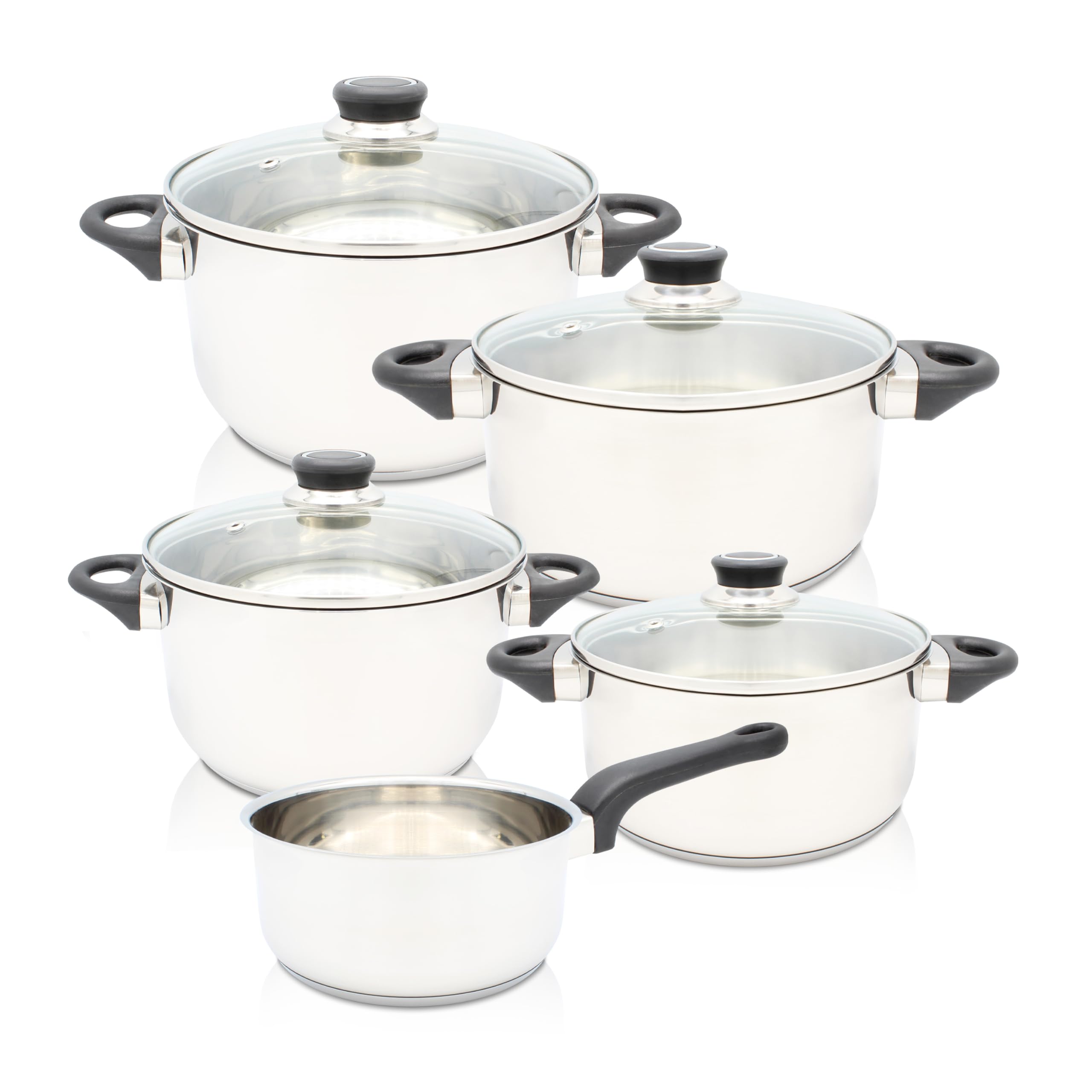 Karl Kruger 5 Pieces Apollo Stainless Steel Set