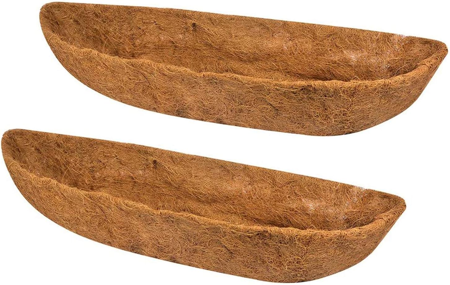 2 Pack 24/30/36/48 inch Planters Basket Liners Trough