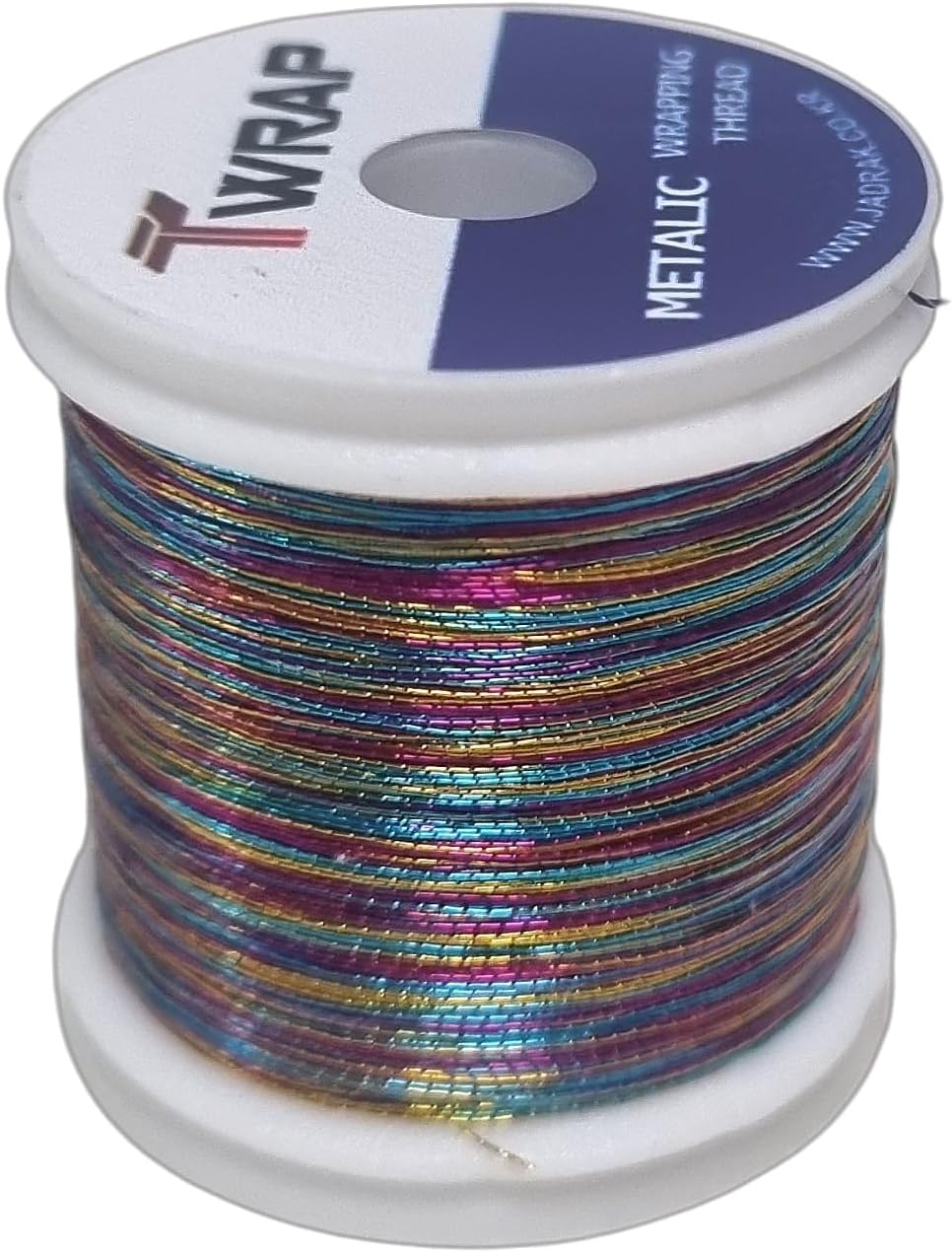 Lot of 6ea 2 Tone Metallic Rod Wrapping Threads (JK013) for Fishing Rod Building