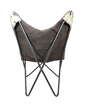 【遊牧民】hobo / Cow Leather Folding Chair 67_Cowhide_Cooper_Base_Natural