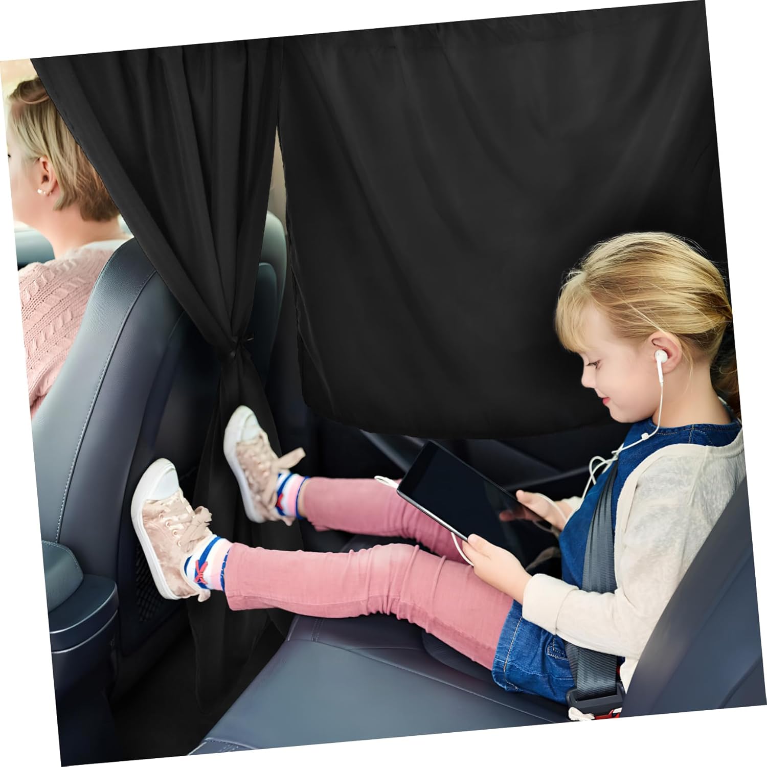 Cabilock 3sets Car Privacy Curtain Sunshade for Front Rear Divider for Enhanced Privacy Uv for Cars Suvs and Trucks