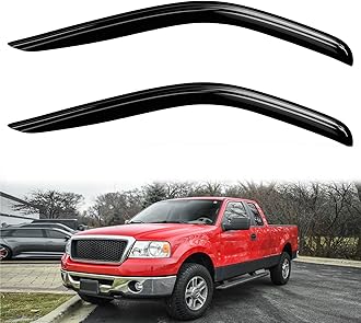 Window Visors Rain Guards for Ford F150 2004-2008 Window Vent Wind Deflectors Visors Shades for Ford F150 2005-2007 (2pcs)