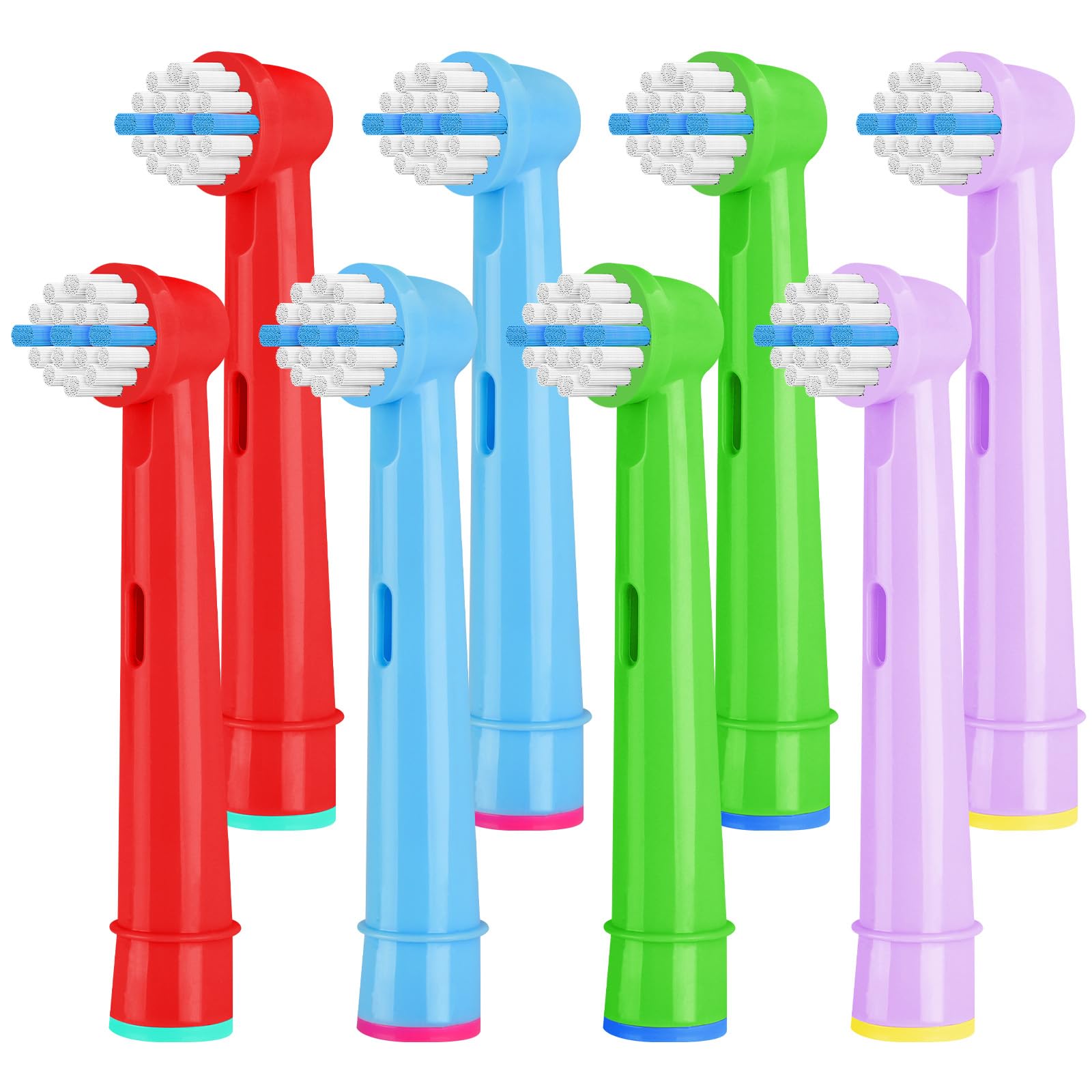 LOPHE Recambios Cepillos Compatible with Oral B Electric Toothbrush, 8pcs Cabezales de Cepillo Eléctricos Cabezales para Niños,Recambio Cabezal del Cepillo Electrico, Limpieza Profunda