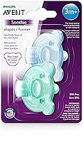 Vista 11 de Philips AVENT Chupete Soothie Shapes, verde/azul, 3-18 meses, paquete de 2, SCF194/04