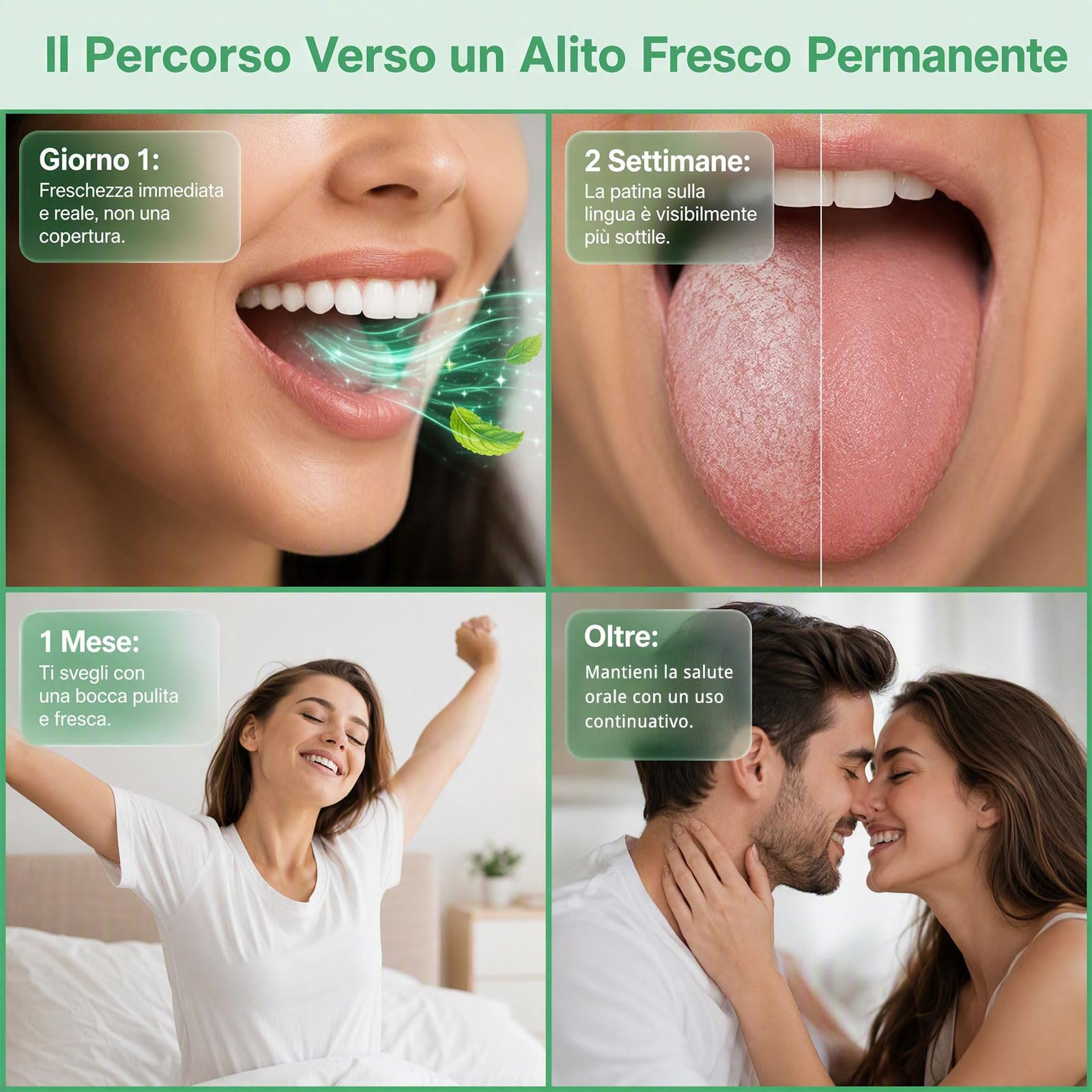 Mentalip Spray Alito Cattivo, 2026 Nuovo Spray Alito Fresco 30ml (2 Pack) | Spray per Igiene Orale Senza Alcol, Con Olio Tea Tree, Eucalipto, Menta Piperita e Zinco Gluconato, Delicato & Non Irritante