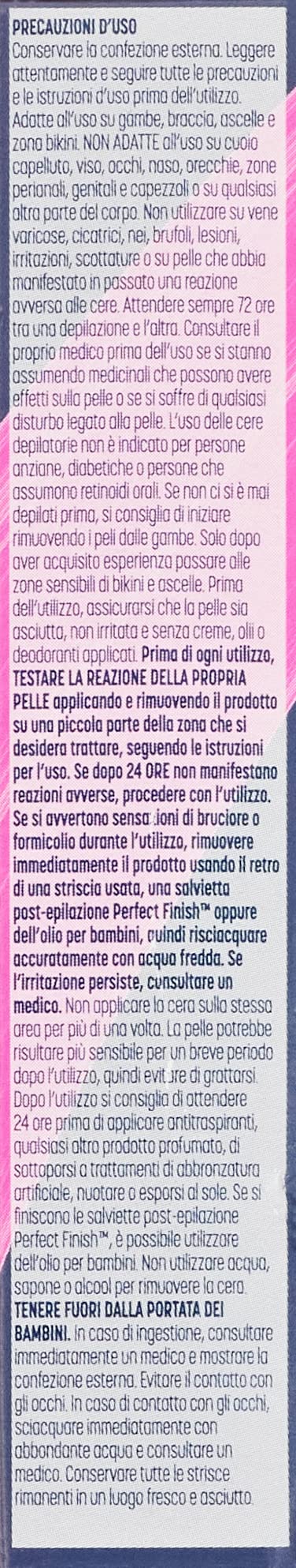 Veet Expert Paski do depilacji pod pachami i okolicami Bikini, woskowanie do skóry wrażliwej z olejkiem migdałowym, testowane dermatologicznie, 3 opakowania po 8 x 2 paski + 9 chusteczek po depilacji