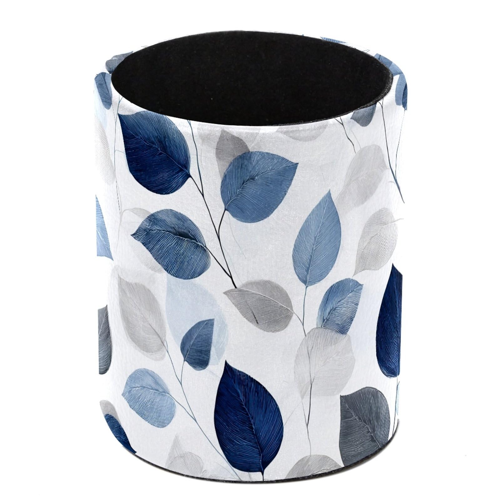 FWJZDSP Leaf Texture Pencil Cup Pen Organizer Makeup Brush Holder for Office Home Countertop Desk Accessory Storage