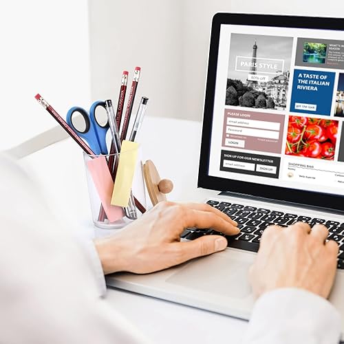 Miniatura 6 de Qtip - Dispensador de soporte para boticario con tapas, soporte de bola de algodón acrílico, tarros de boticario, dispensador transparente para