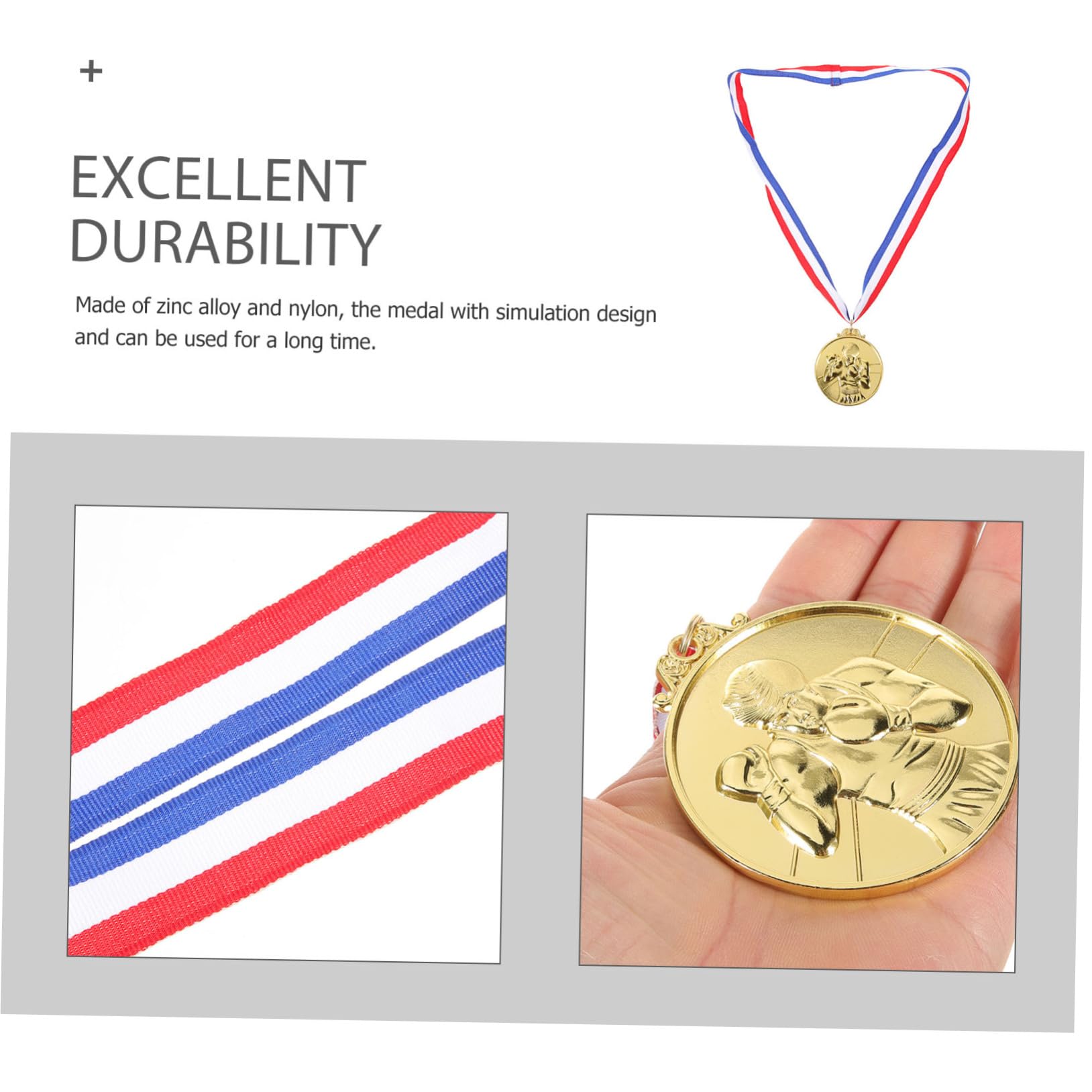 HEMOTON Teiliges Medaillen Für Auszeichnungen Mit Lanyard Goldmedaillen Für Wettkämpfe Und Sportveranstaltungen Belohnung Für Sieger Und Teilnehmer Für