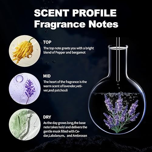 Miniatura 5 de Perfume hipnótico para hombre, eau de toilette para hombre, (Philo_mone) fragancia fresca, cálida, única, rica 1.7 Fl Oz50 ML