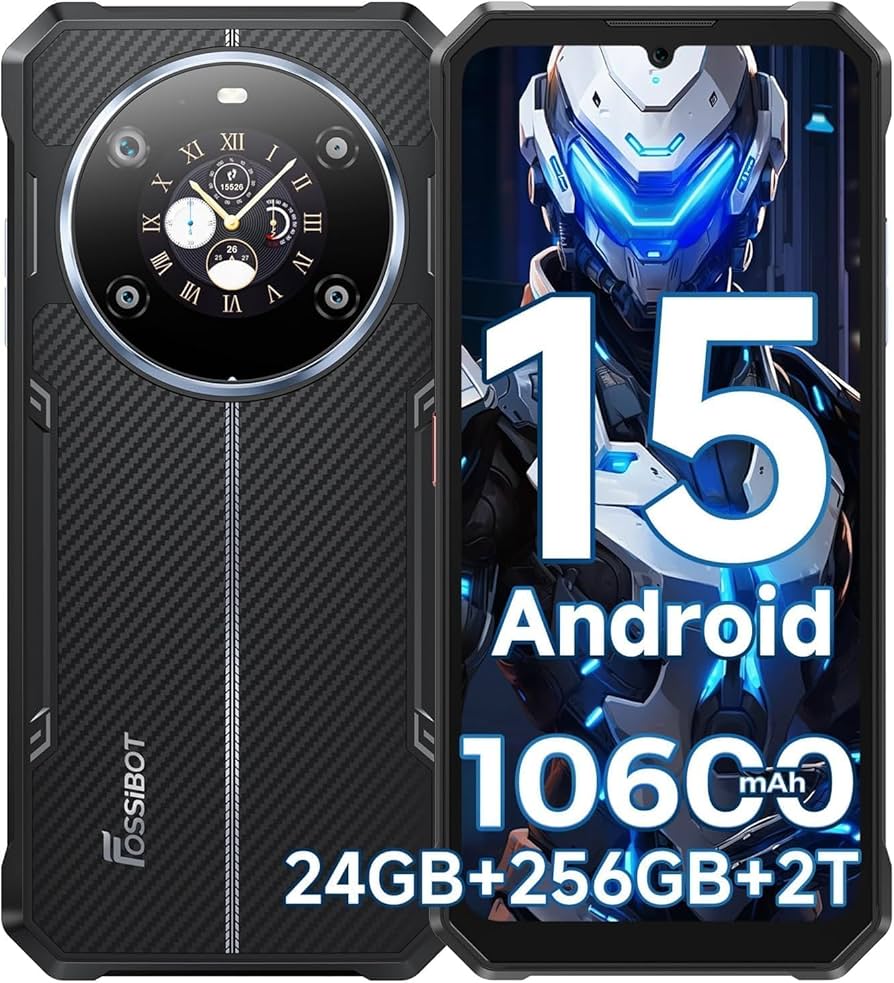 Amazon.com: FOSSIBOT F109S Rugged Smartphone Unlocked, 24GB+256GB