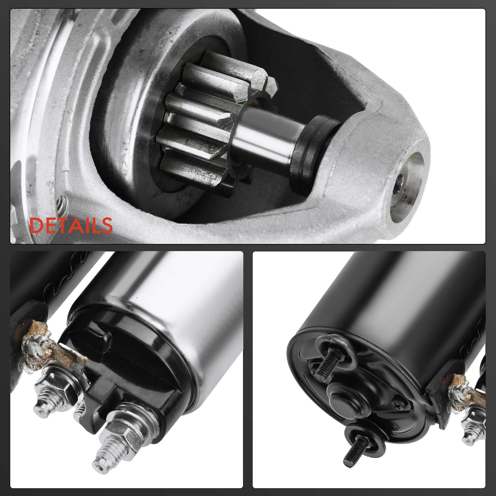 Frankberg Anlasser Starter 1,1 KW 12 V 10 Zähnez Kompatibel Fiesta IV JA JB Focus DAW DBW Fusion JU B-Max JK Puma EC C-Max DM2