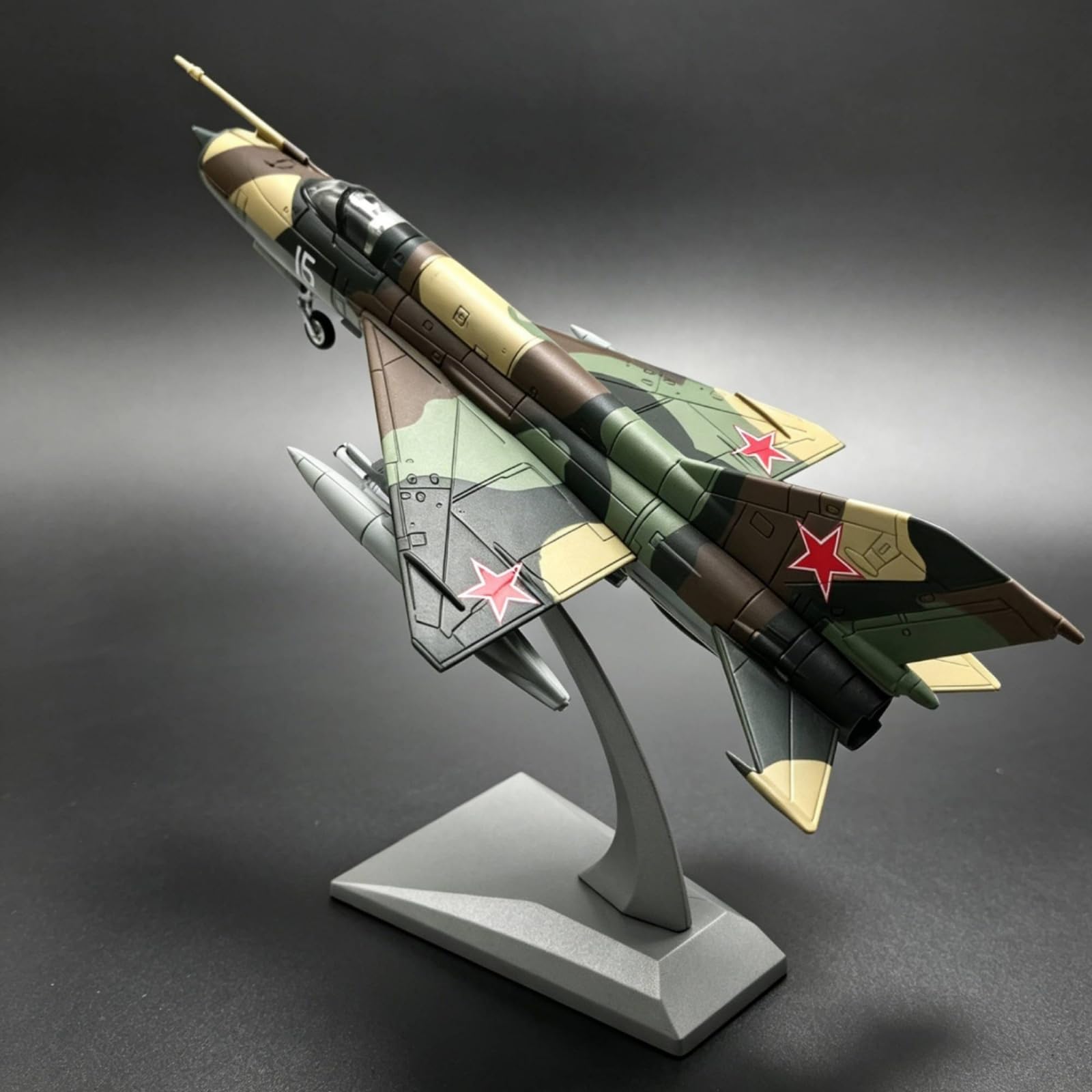 Baoblaze Simulated Aircraft Modelo de Avión de Aeronave Militar a Escala Maqueta de Colección Avión de Exhibición Aleación Sólida con Transparente