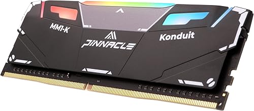 Miniatura 7 de Timetec Pinnacle Konduit RGB 32GB KIT (2x16GB) DDR4 3600MHz PC4-28800 CL18-22-42 XMP2.0 Overclocking 1.35V Dual Rank Compatible para AMD e Intel