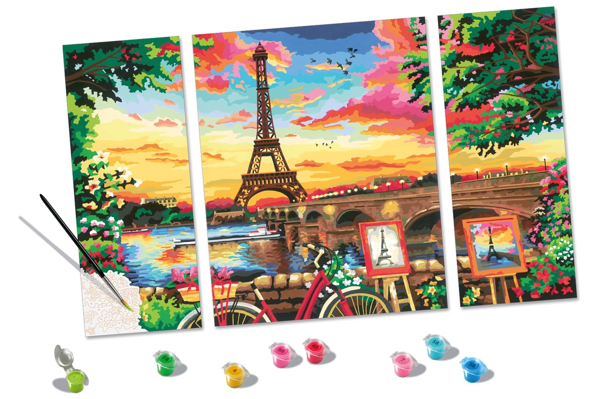 Ravensburger CreArt Trittico Le Cinque Terre - Dipingi Con I Numeri Contiene 3 Tavole Dh9ymzmbbjg Eawwu3au