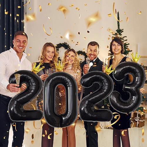 Miniatura 6 de Globo plateado de números grandes con corona, globos de aluminio de Mylar de 40 pulgadas, decoración de fiesta de cumpleaños para primer cumpleaños