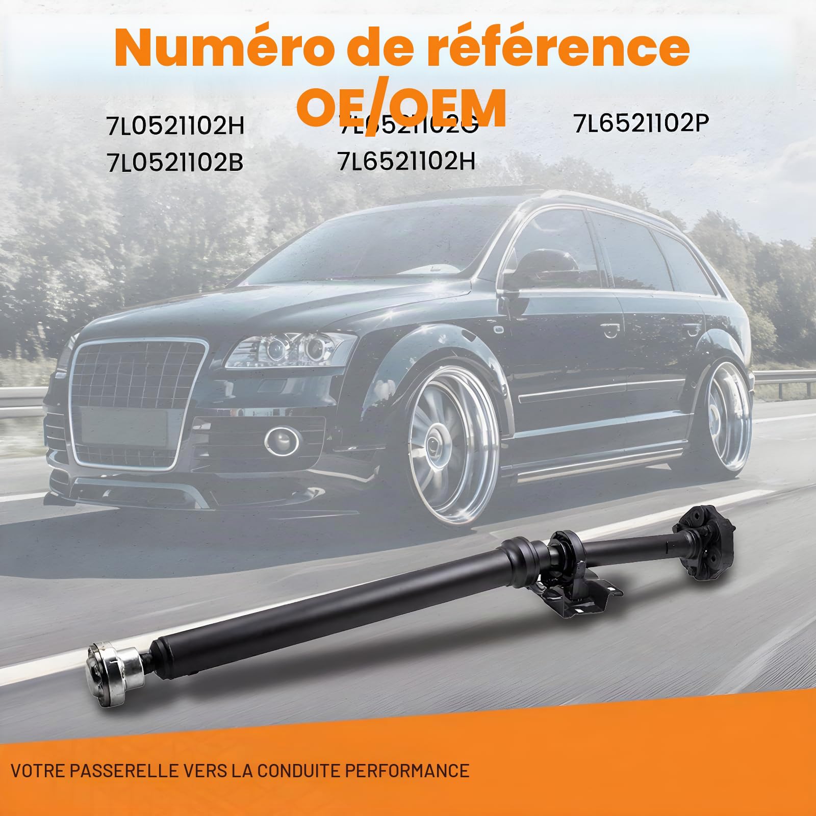 maXpeedingrods Arbre de Transmission pour Touareg Porsche Cayenne