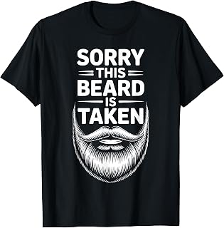 Cool Beard Art for Men Women Mustache Lover Bearded Man T-Shirt